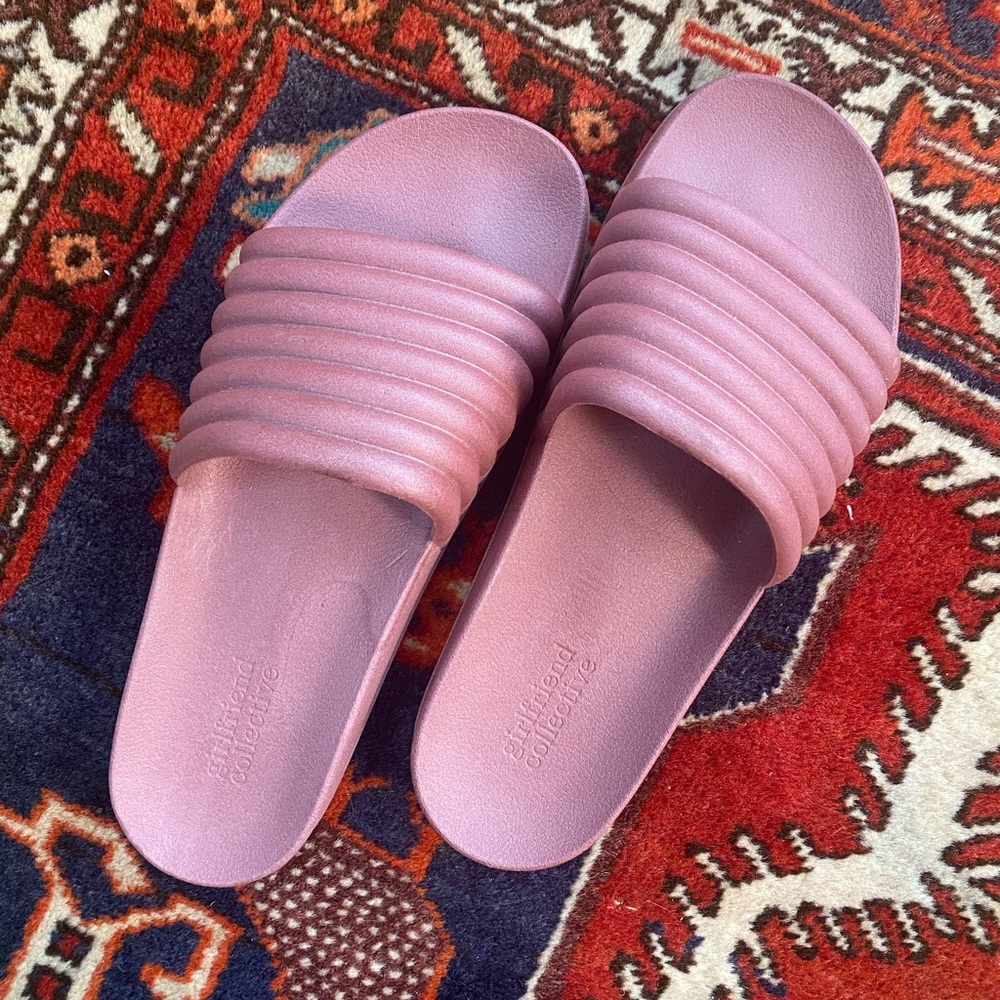 Girlfriend Collective “reslides” sandal slides size 12